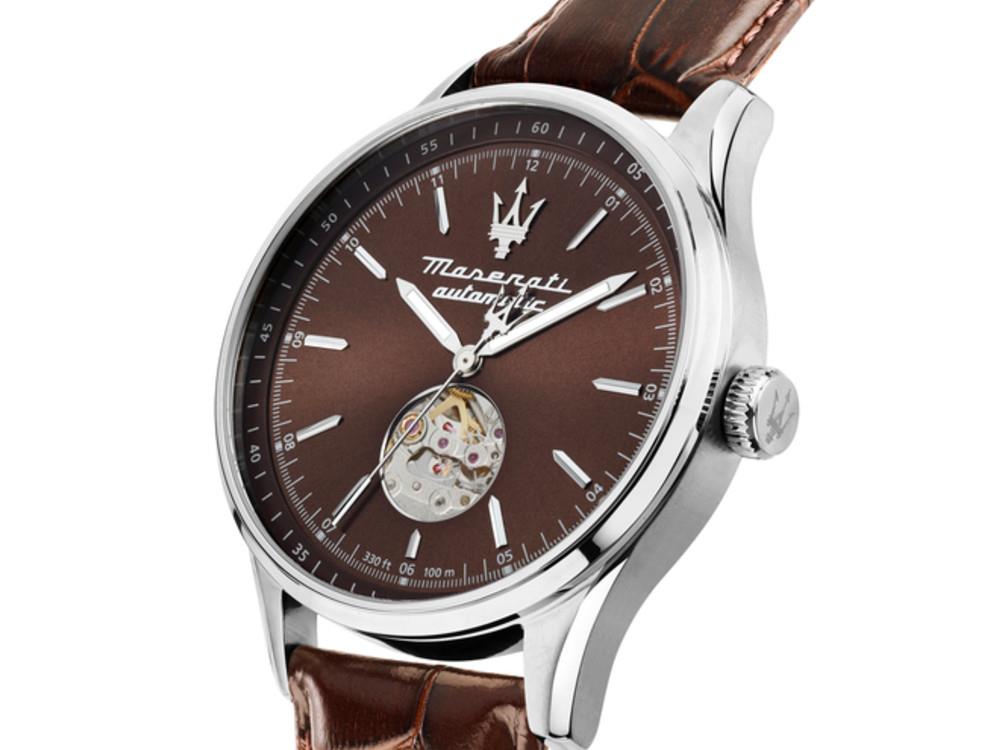 Maserati Sorpasso Automatik Uhr, Braun, 42 mm, R8821124002