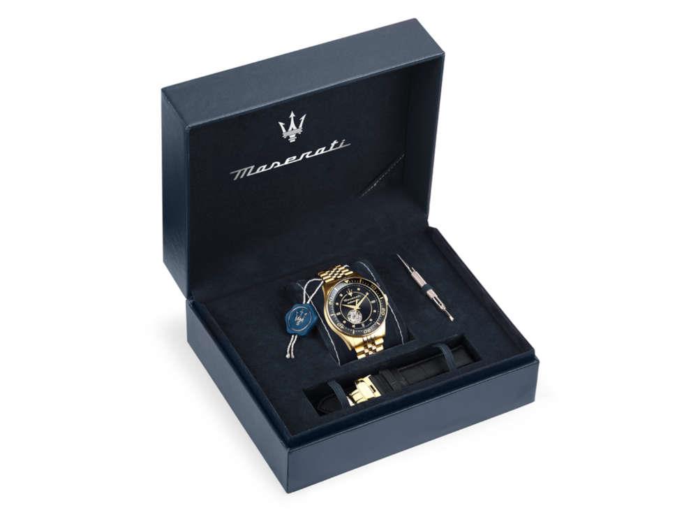 Maserati Sfida Automatik Uhr, Schwarz, 44 mm, Spezialausgabe, R8823140012