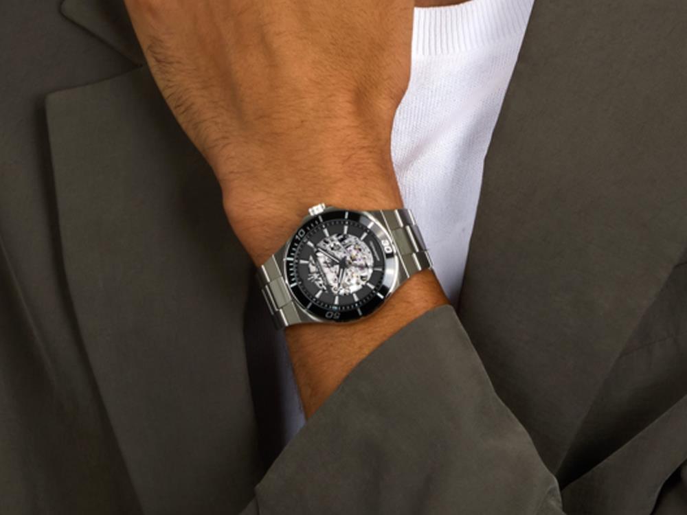 Maserati Sfida Automatik Uhr, Schwarz, 41 mm, Mineral Glas, R8823140020