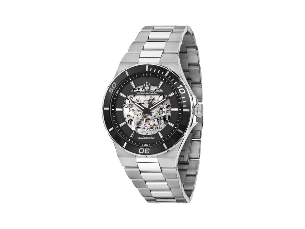 Maserati Sfida Automatik Uhr, Schwarz, 41 mm, Mineral Glas, R8823140020