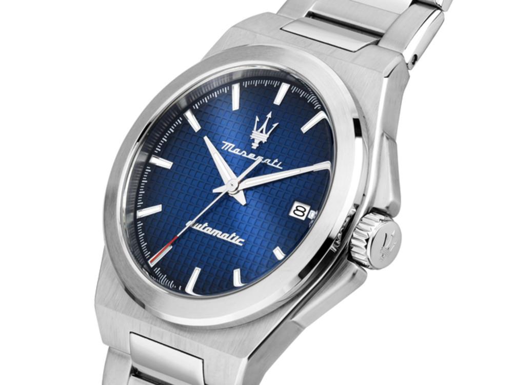 Maserati Velocitá Slim Automatik Uhr, Blau, 41 mm, R8823153001