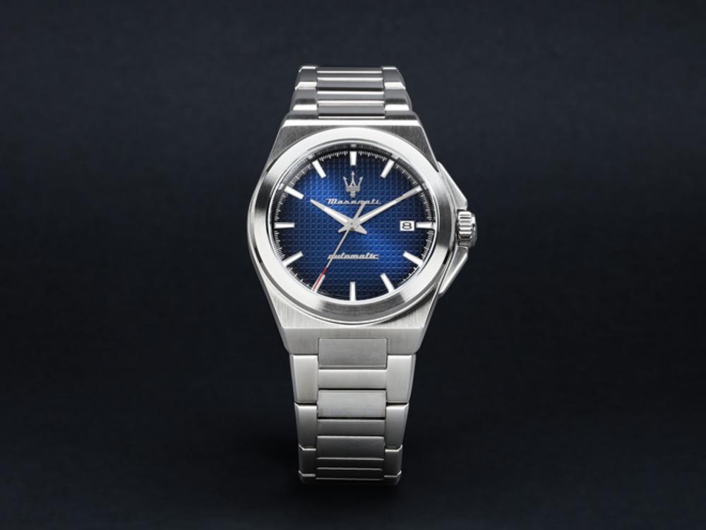 Maserati Velocitá Slim Automatik Uhr, Blau, 41 mm, R8823153001