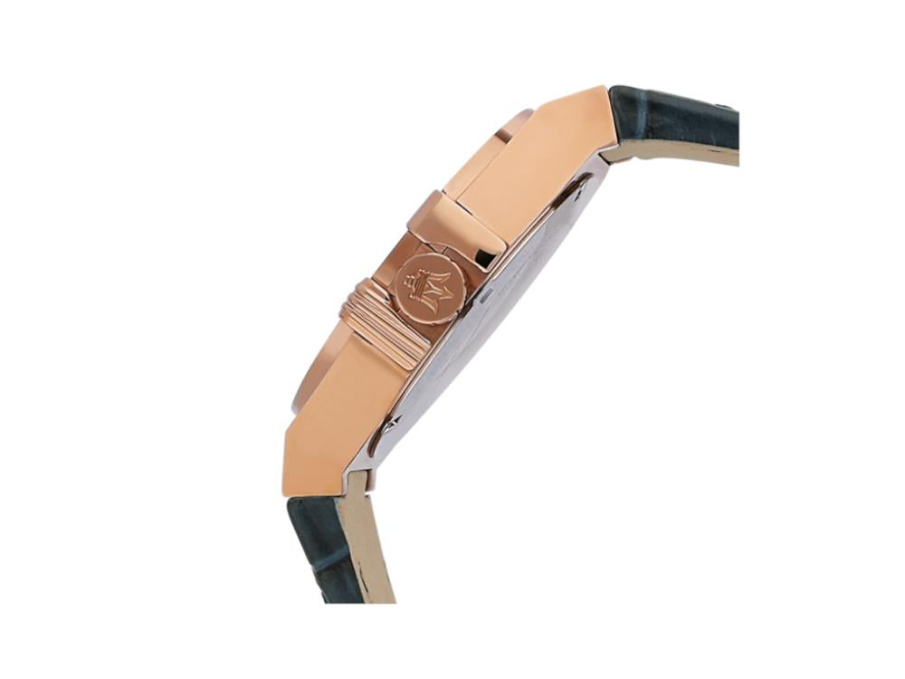 Maserati Potenza Quartz Uhr, PVD Rose Gold, Blau, 42 mm, R8851108027