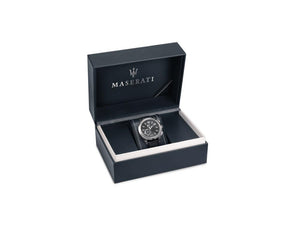 Maserati Traguardo Hybrid Quartz Uhr, Grau, 45 mm, Mineral Glas, R8851112001