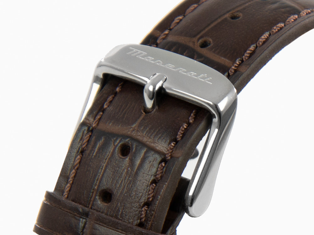 Maserati Epoca Quartz Uhr, Blau, 42 mm, Mineral Glas, R8851118016