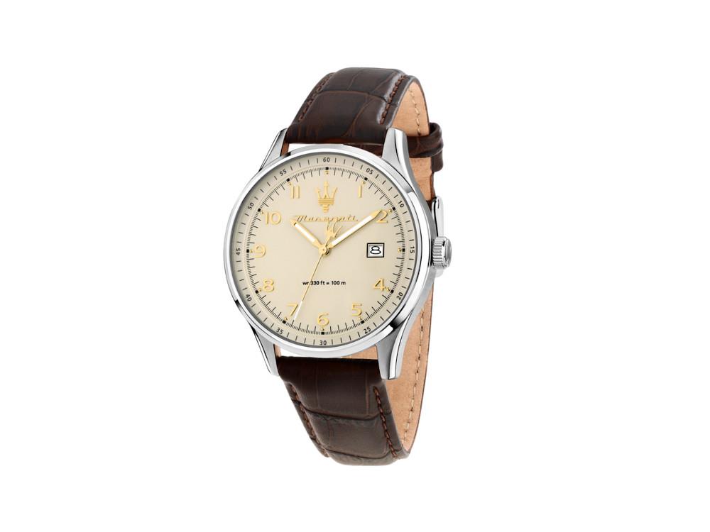 Maserati Sorpasso Quartz Uhr, Elfenbein, 42 mm, R8851124004