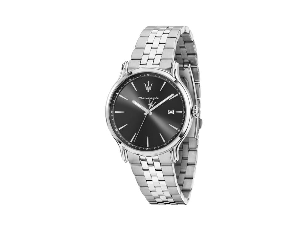 Maserati Epoca Slim Quartz Uhr, Schwarz, 40 mm, Mineral Glas, R8853118030