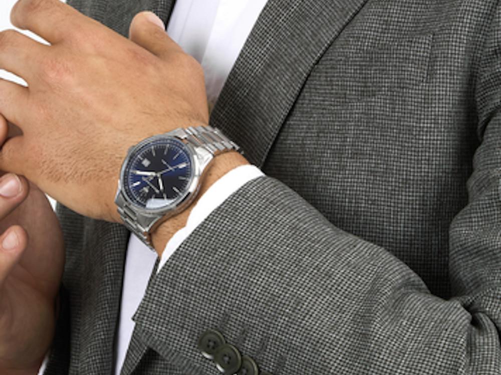 Maserati Successo Quartz Uhr, Blau, 42 mm, Mineral Glas R8853124004