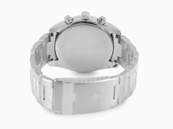 Maserati Attrazione Quartz Uhr, Blau, 43 mm, Mineral Glas 
