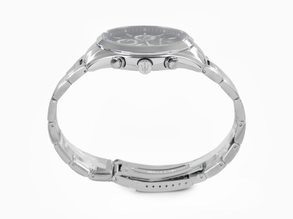 Maserati Attrazione Quartz Uhr, Blau, 43 mm, Mineral Glas, R8853151005