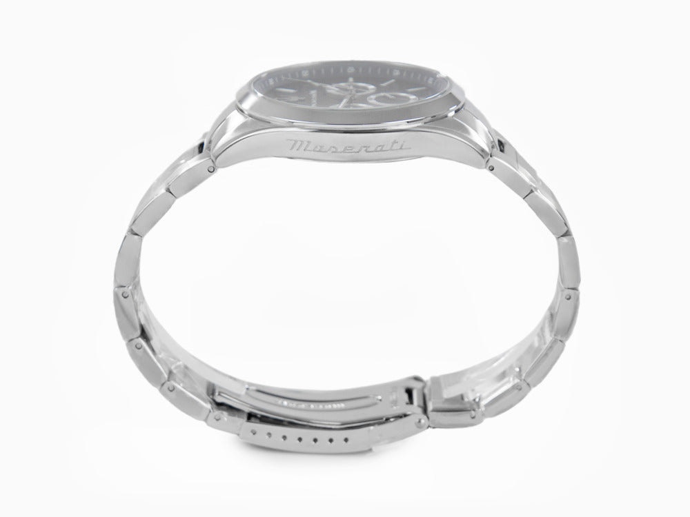 Maserati Attrazione Quartz Uhr, Blau, 43 mm, Mineral Glas, R8853151005