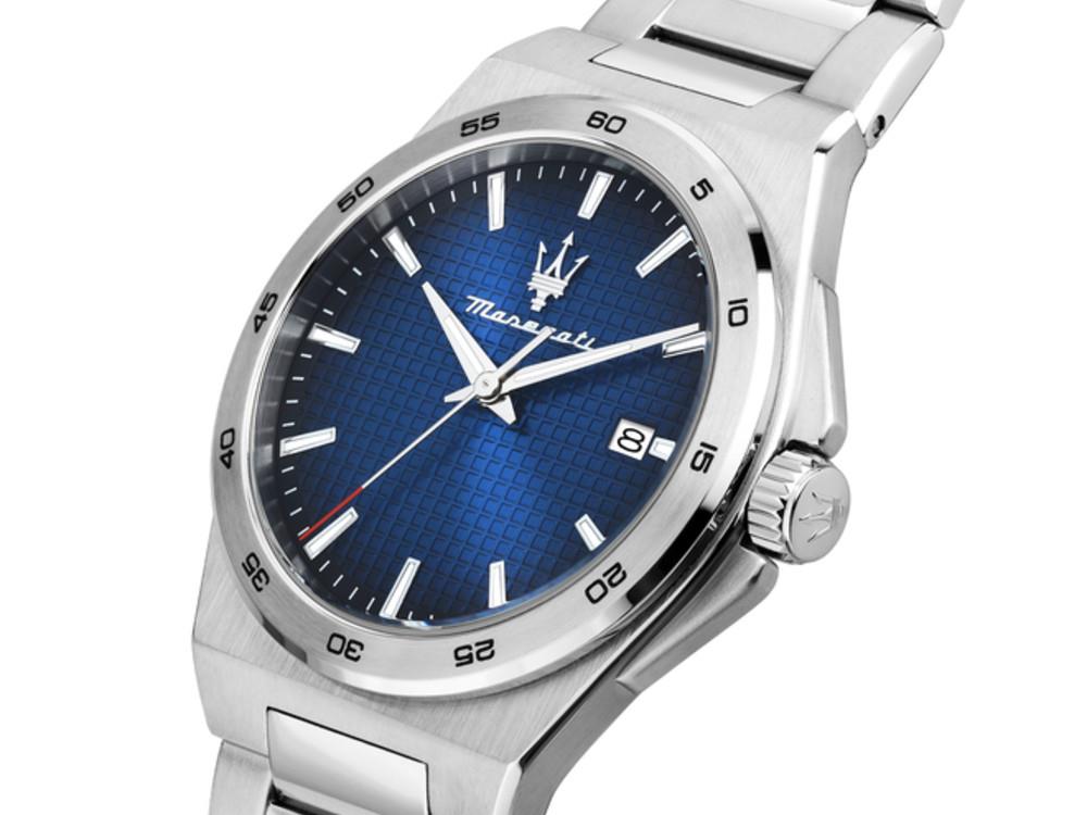 Maserati Velocitá Slim Quartz Uhr, Blau, 40 mm, R8853153001