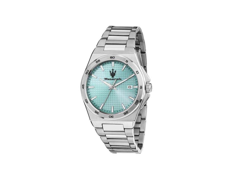 Maserati Velocitá Quartz Uhr, Hellblau, 40 mm, R8853153002