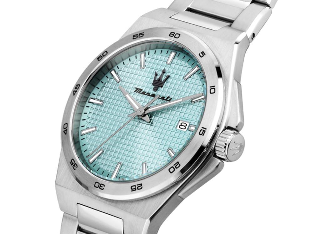 Maserati Velocitá Quartz Uhr, Hellblau, 40 mm, R8853153002