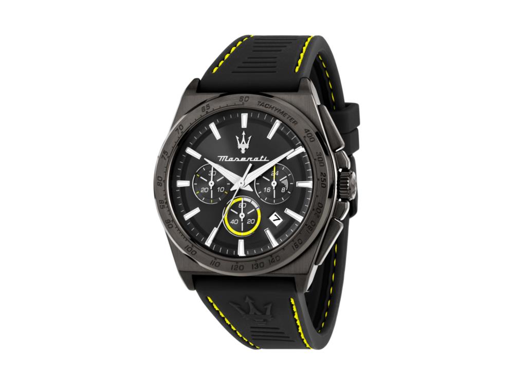 Maserati Velocitá Quartz Uhr, Schwarz, 43 mm, R8871606006