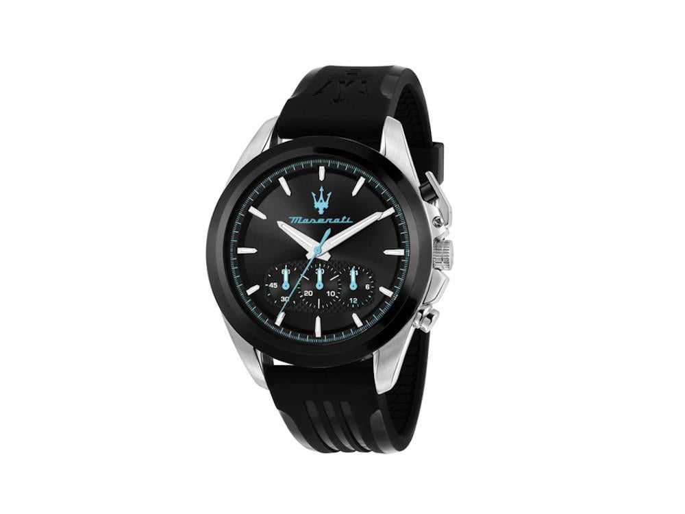 Maserati Traguardo Quartz Uhr, Schwarz, 43 mm, R8871612047