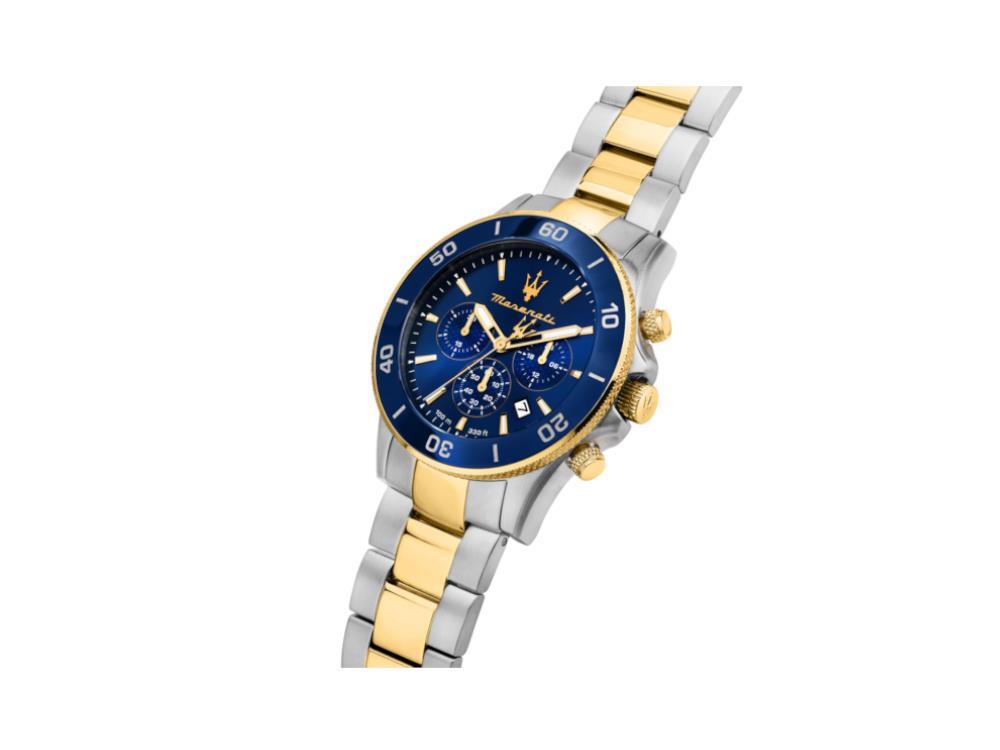 Maserati Competizione Quartz Uhr, PVD, Blau, 43 mm, R8873600006