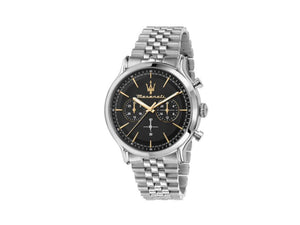 Maserati Epoca Quartz Uhr, Schwarz, 42 mm, Mineral Glas, R8873618017
