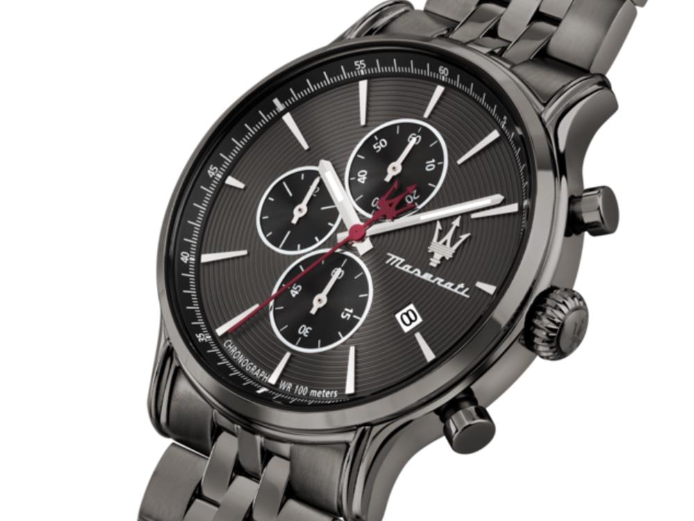 Maserati Epoca Slim Quartz Uhr, Schwarz, 40 mm, Mineral Glas, R8873618036