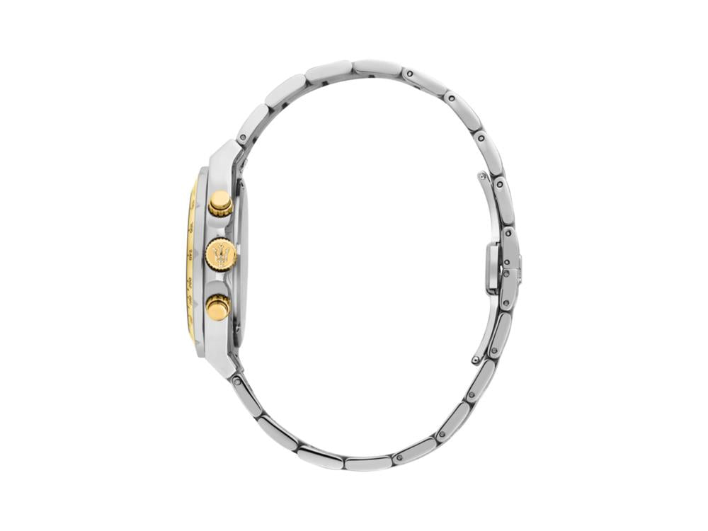 Maserati Sfida Quartz Uhr, Silber, 43 mm, Mineral Glas, R8873640028
