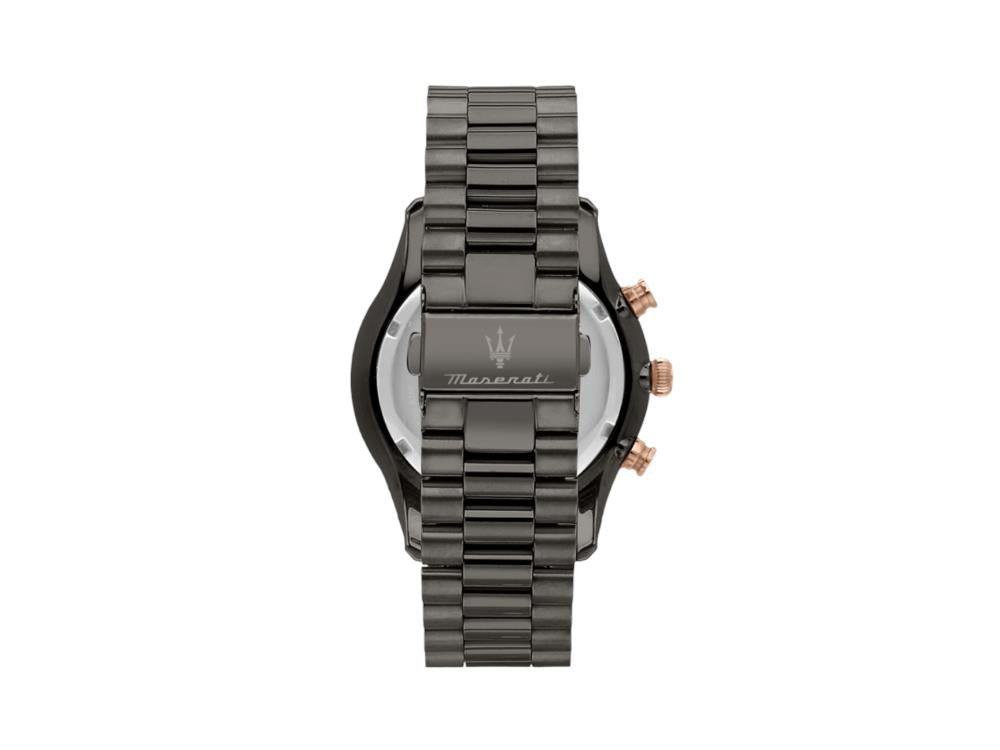 Maserati Tradizione Quartz Uhr, PVD Gun Metal, Grau, 45 mm, R8873646001