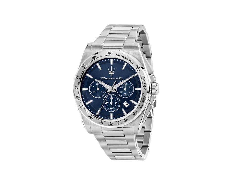 Maserati Velocitá Quartz Uhr, Blau, 43 mm, R8873652014