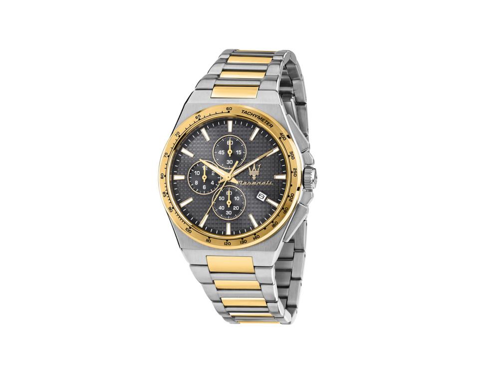 Maserati Velocitá Slim Quartz Uhr, Grau, 41 mm, R8873653002