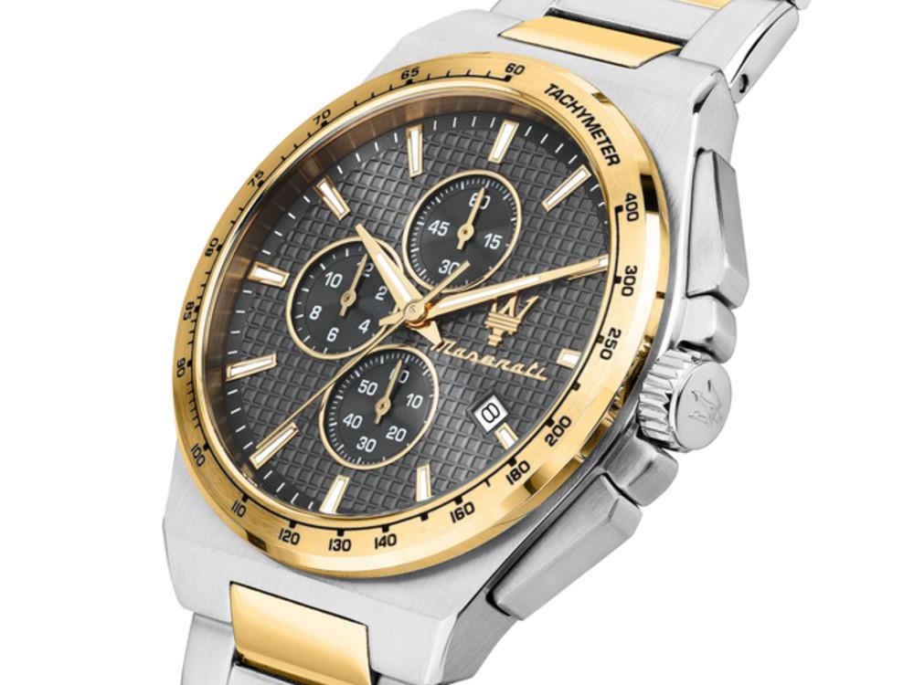 Maserati Velocitá Slim Quartz Uhr, Grau, 41 mm, R8873653002