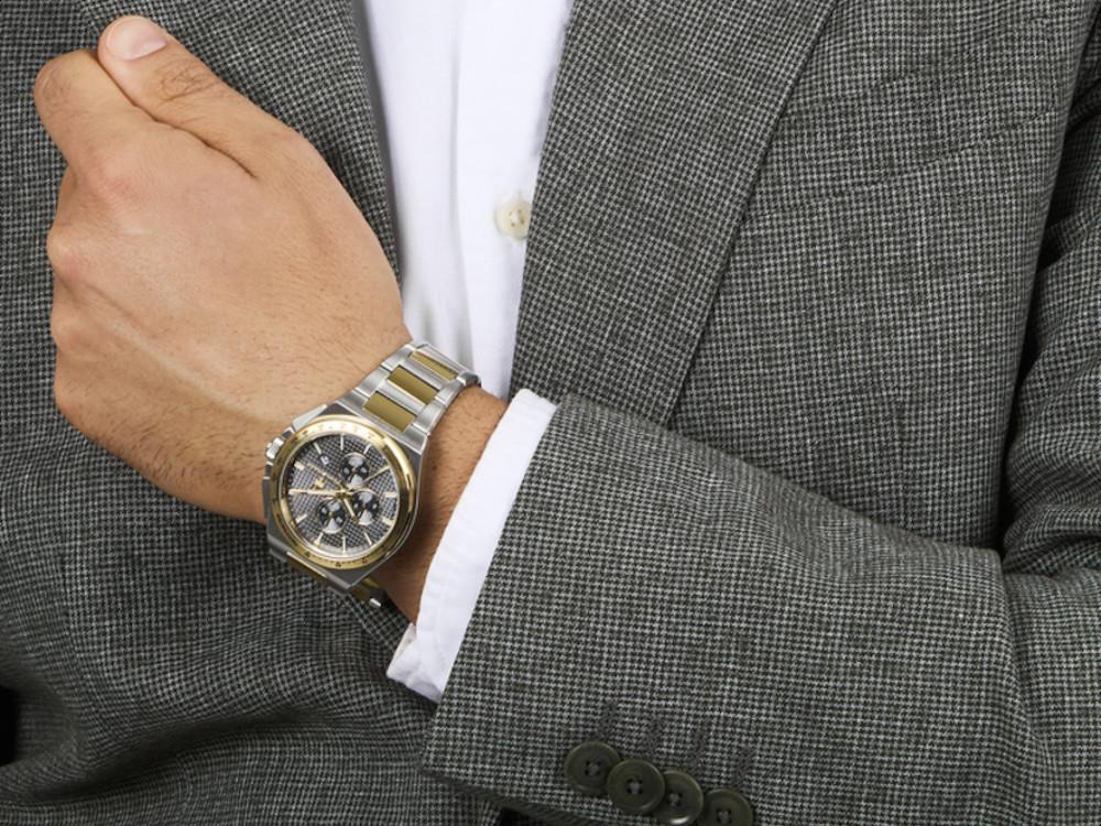 Maserati Velocitá Slim Quartz Uhr, Grau, 41 mm, R8873653002