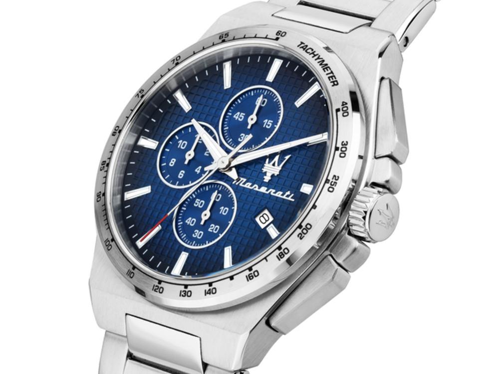 Maserati Velocitá Slim Quartz Uhr, Blau, 41 mm, R8873653003