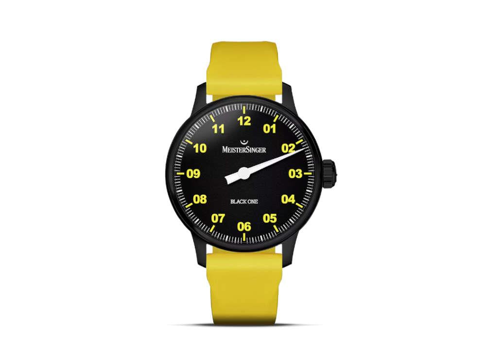 Meistersinger Edition Black One Automatik Uhr, Limitierte Ed, ED-PR-BLACK ONE