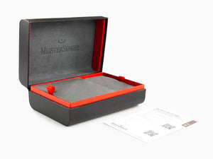 Meistersinger Neo Sunburst Blue Automatik Uhr, 36 mm, Schwarz, NE908N-SG01