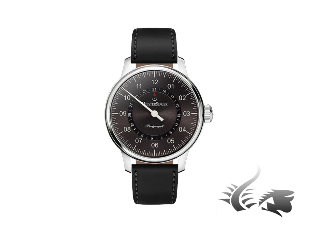 Meistersinger Perigraph Automatik Uhr, Anthracite sunburst, AM1007-SCF01