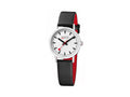 Mondaine Classic Quartz Uhr, Weiss, 30 mm, Lederband, A658.30323.16SBB
