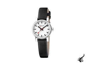 Mondaine SBB Evo2 Petite Quartz Uhr, Weiss, 26mm, Lederband, MSE.26110.LB