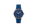 Montblanc 1858 GMT Automatik Uhr, Edelstah, Blau, 42 mm, 129617