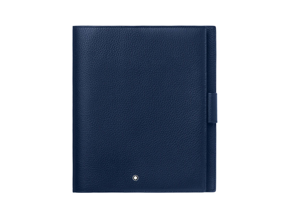 Montblanc Notizbuch, Liniert, Kalbsleder, Blau, 248 Seiten, 124128