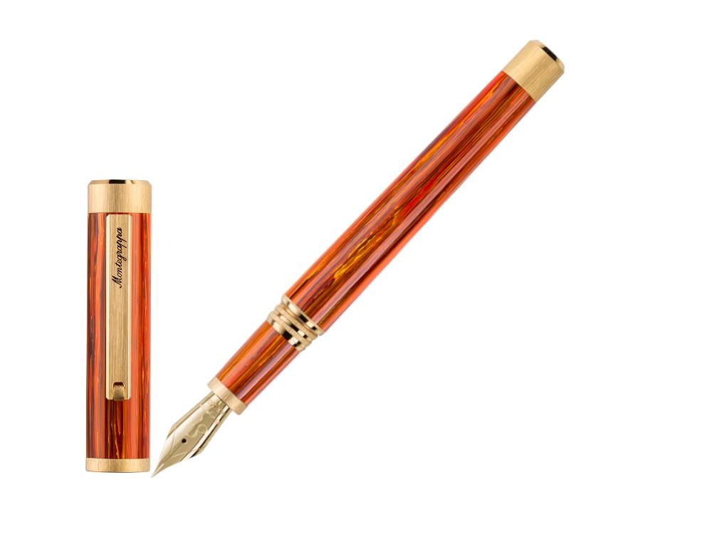 Montegrappa Zero Zodiac Leo Füllfeder, 14k, Ltr. Edition, ISZEZ-4Y-O2