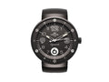 Montjuic Elegance Quartz Uhr, Edelstahl 316L , Schwarz, 43 mm, MJ1.0103.B