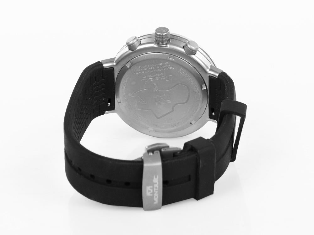 Montjuic Speed Chronograph Quartz Uhr, Edelstahl 316L, Blau, 45 mm, MJ2.0303.S