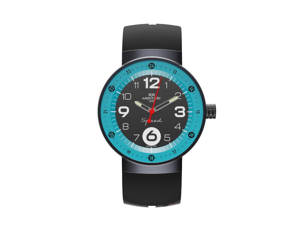 Montjuic Speed Special Racing Series Quartz Uhr, Schwarz, 43 mm, MJ1.1611.B