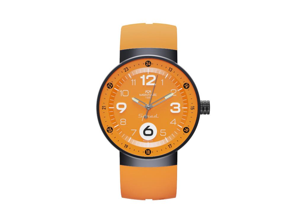 Montjuic Speed Special Racing Series Quartz Uhr, Orange, 43 mm, MJ1.1712.B