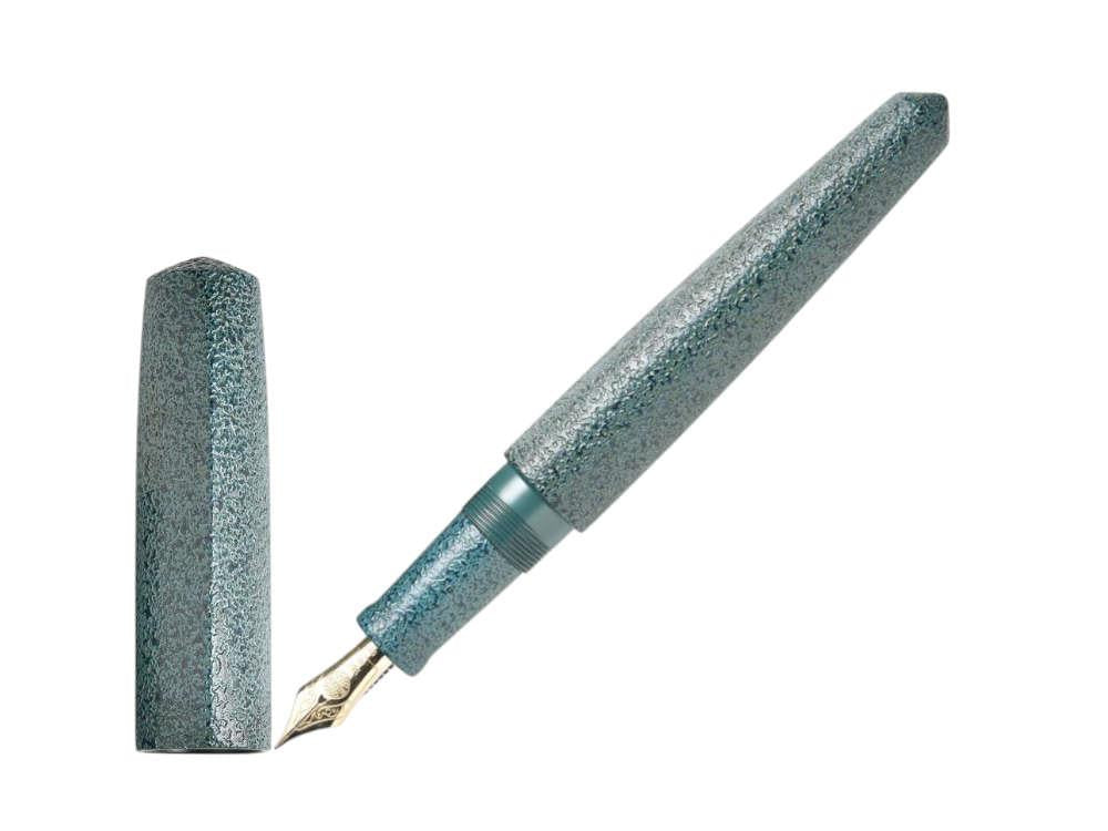 Nakaya Dorsal Fin Ver.1 Midori Ishime Füllfederhalter Grün