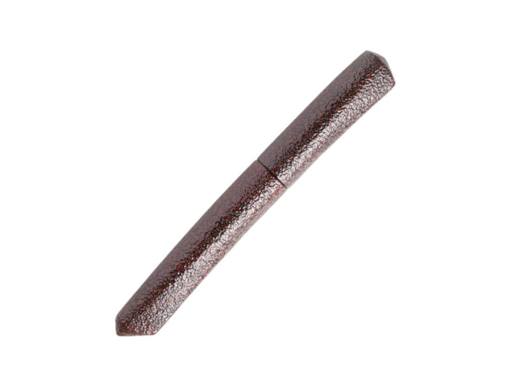 Nakaya Dorsal Fin Ver.2 Kuro-Tame Ishime Füllfederhalter, Braun