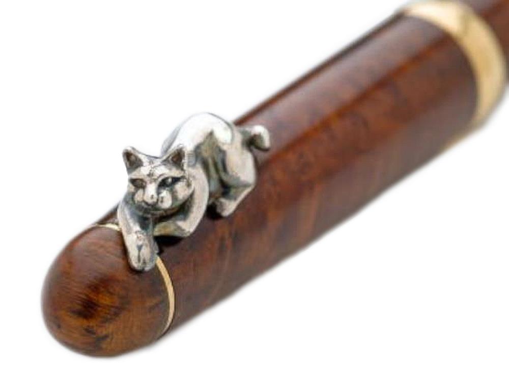 Nakaya Cat Stopper, Silber