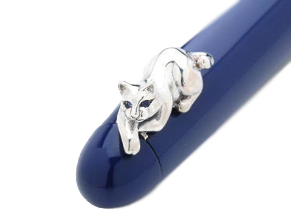 Nakaya Katze Stopper, Silber, Shapir