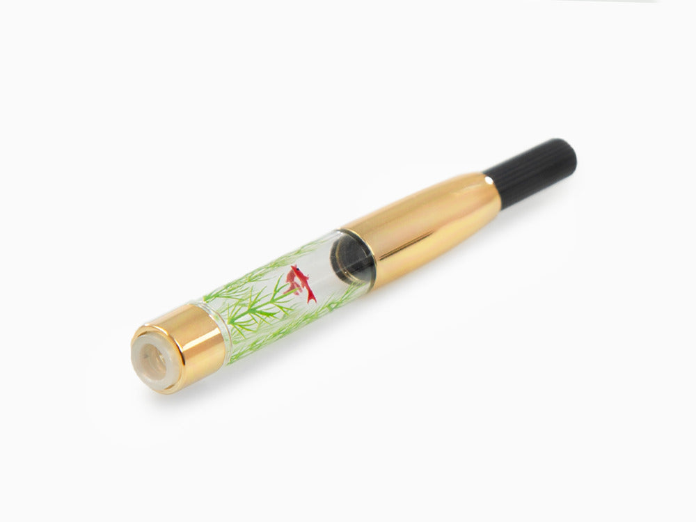 Nakaya Accesorios Konverter Maki-e converter, Gold fishes and plant