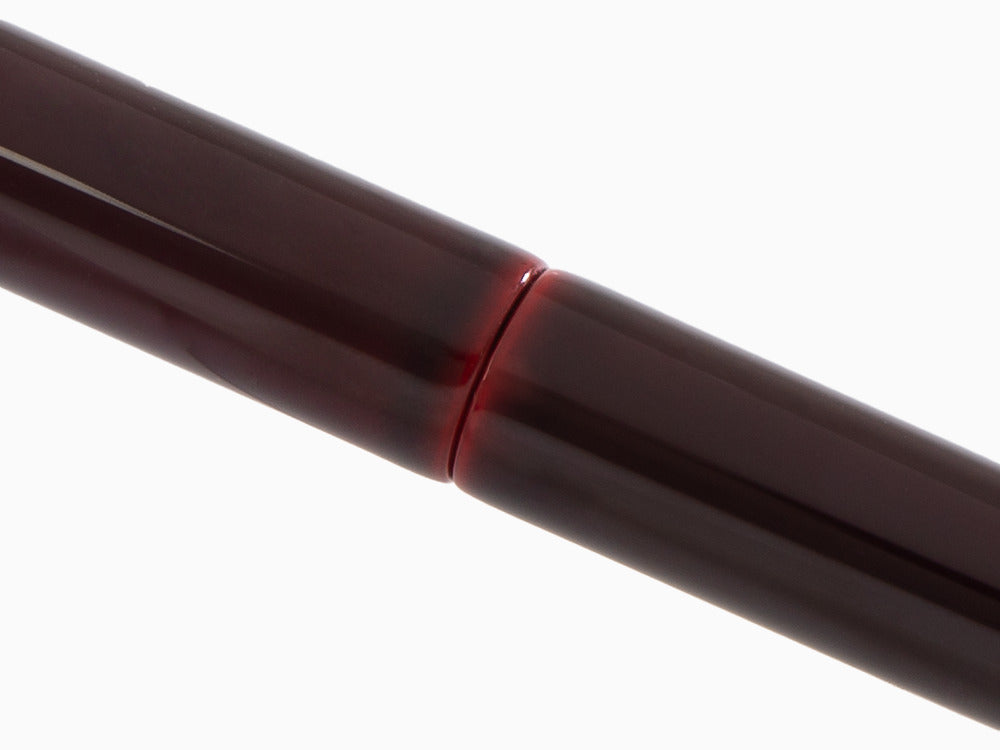 Nakaya Cigar Füllfederhalter Long Aka-Tamenuri, Ebonite, Urushi Lack