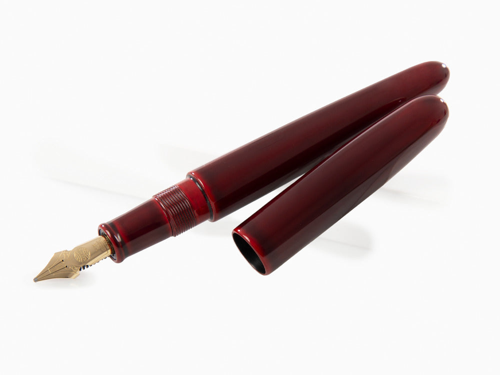 Nakaya Cigar Füllfederhalter Portable, Aka-Tamenuri, Elastic, Music