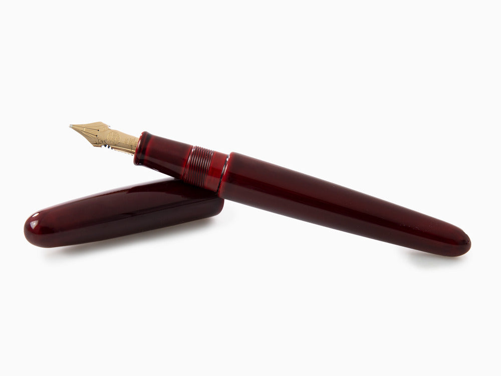 Nakaya Cigar Füllfederhalter Portable, Aka-Tamenuri, Elastic, Music
